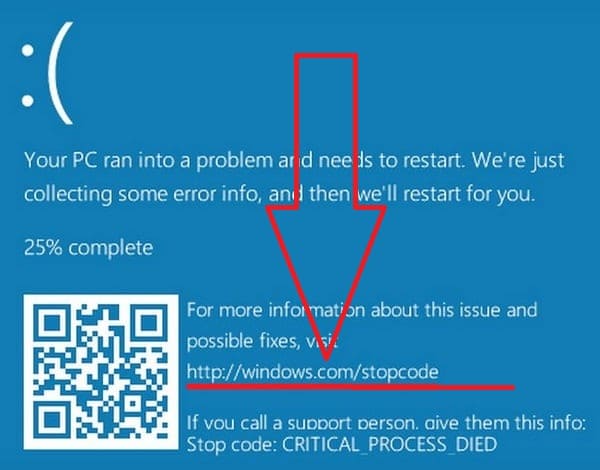 Stopcode windows 10 решение проблемы на ноутбуке